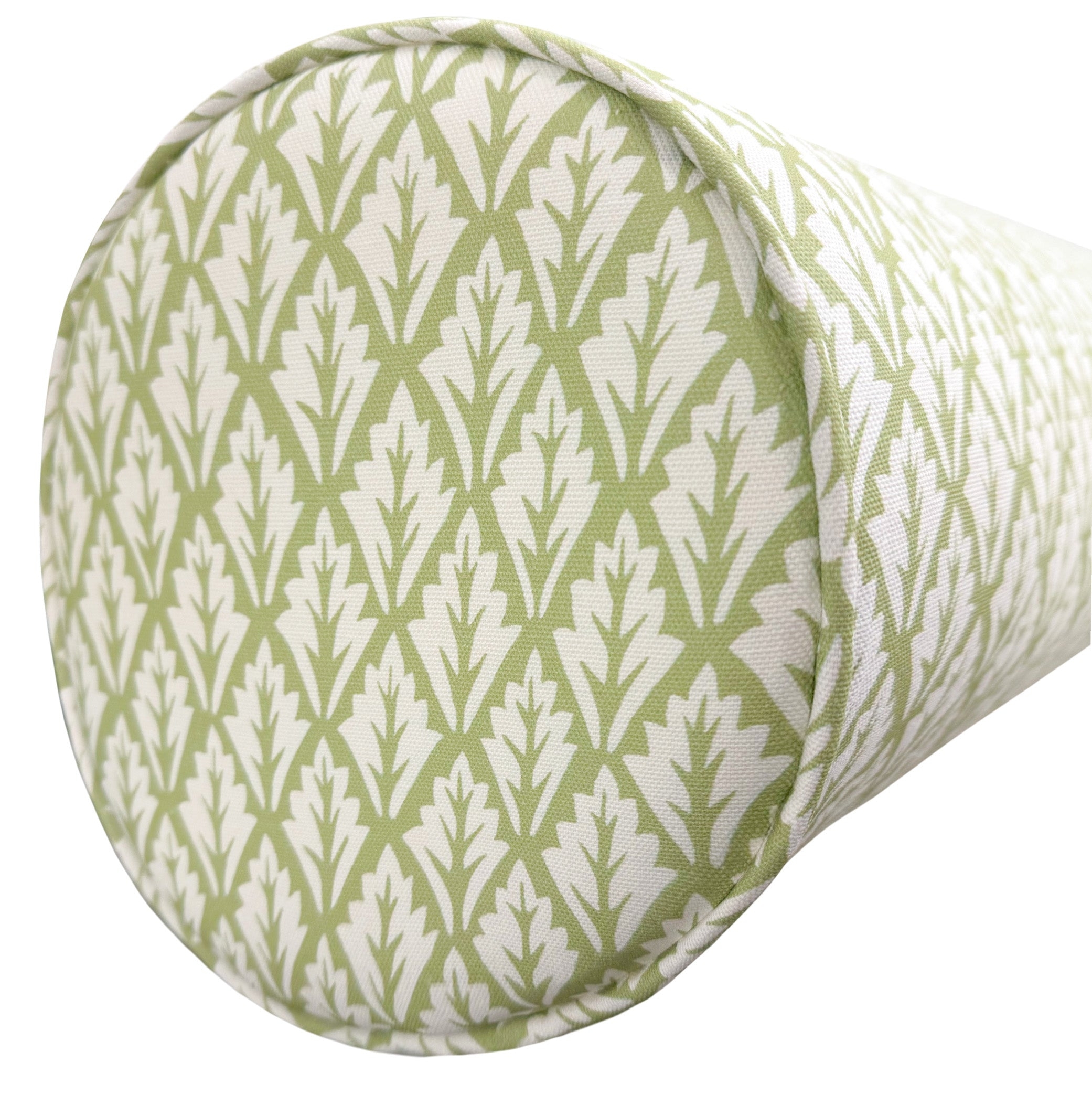 THE BOLSTER :: VERBENA PRINT // CELADON - TWIN // 9" X 24" - Image 1