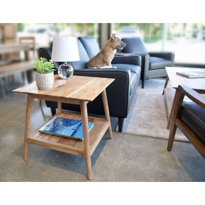 Focus Solid Acacia End Table - Image 0