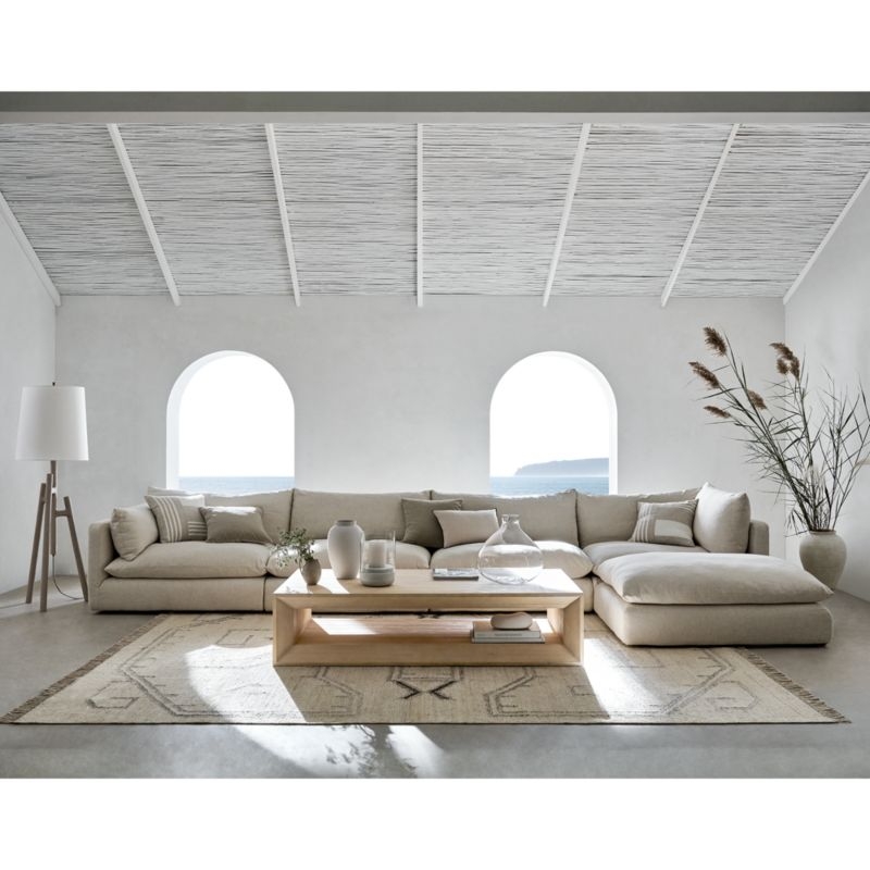 Unwind Right-Arm Slipcovered Chair - Image 1