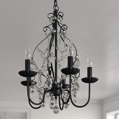 Julianne 5 - Light Candle Style Classic Chandelier - Image 0