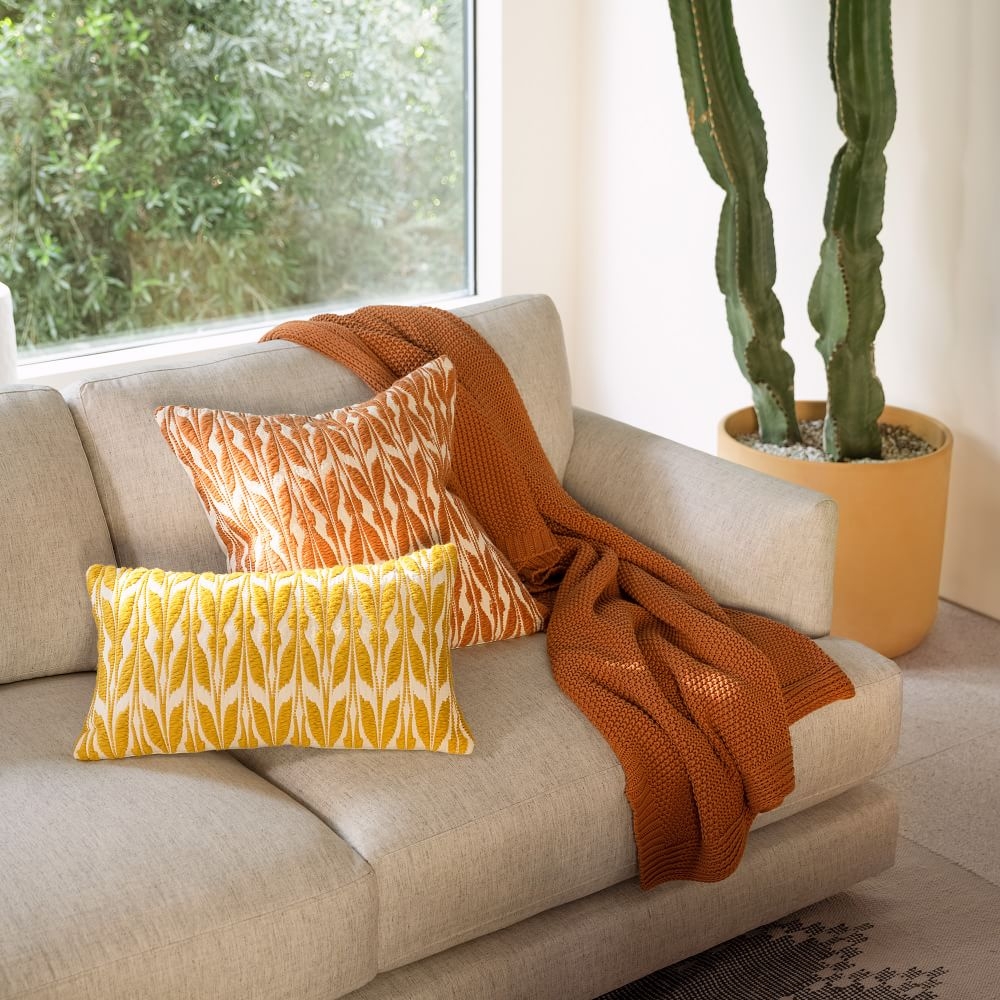 Mariposa PC, Dark Horseradish, 12x21, With Down Alternative Pillow Insert - Image 1