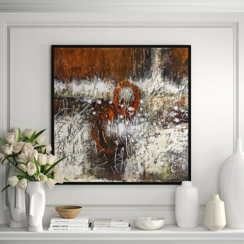 JBass Grand Gallery Collection 'Urban Life 3' Framed Print on Canvas - Image 0