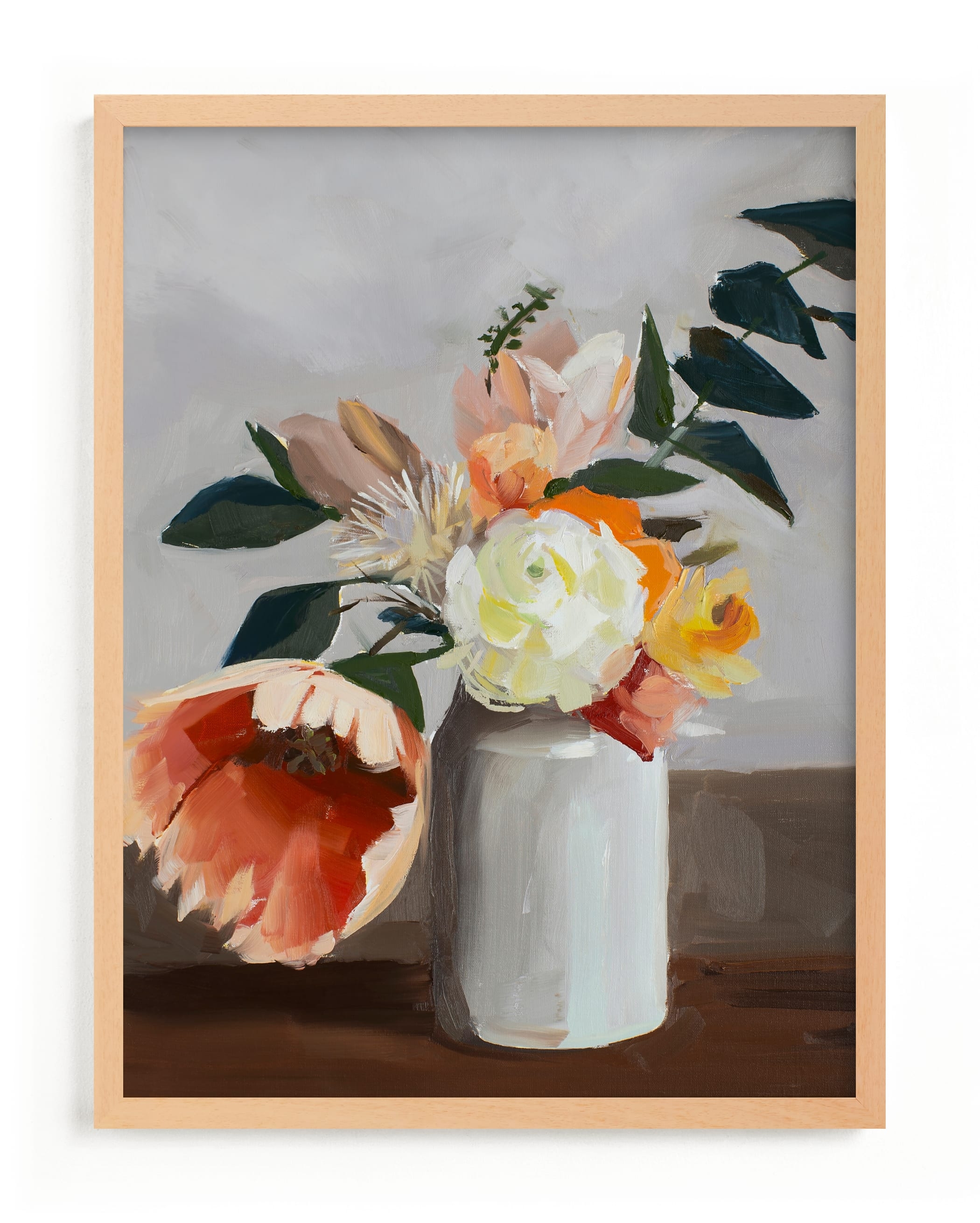 Peach Poppy Limited Edition Fine Art Print 2 - Image 0