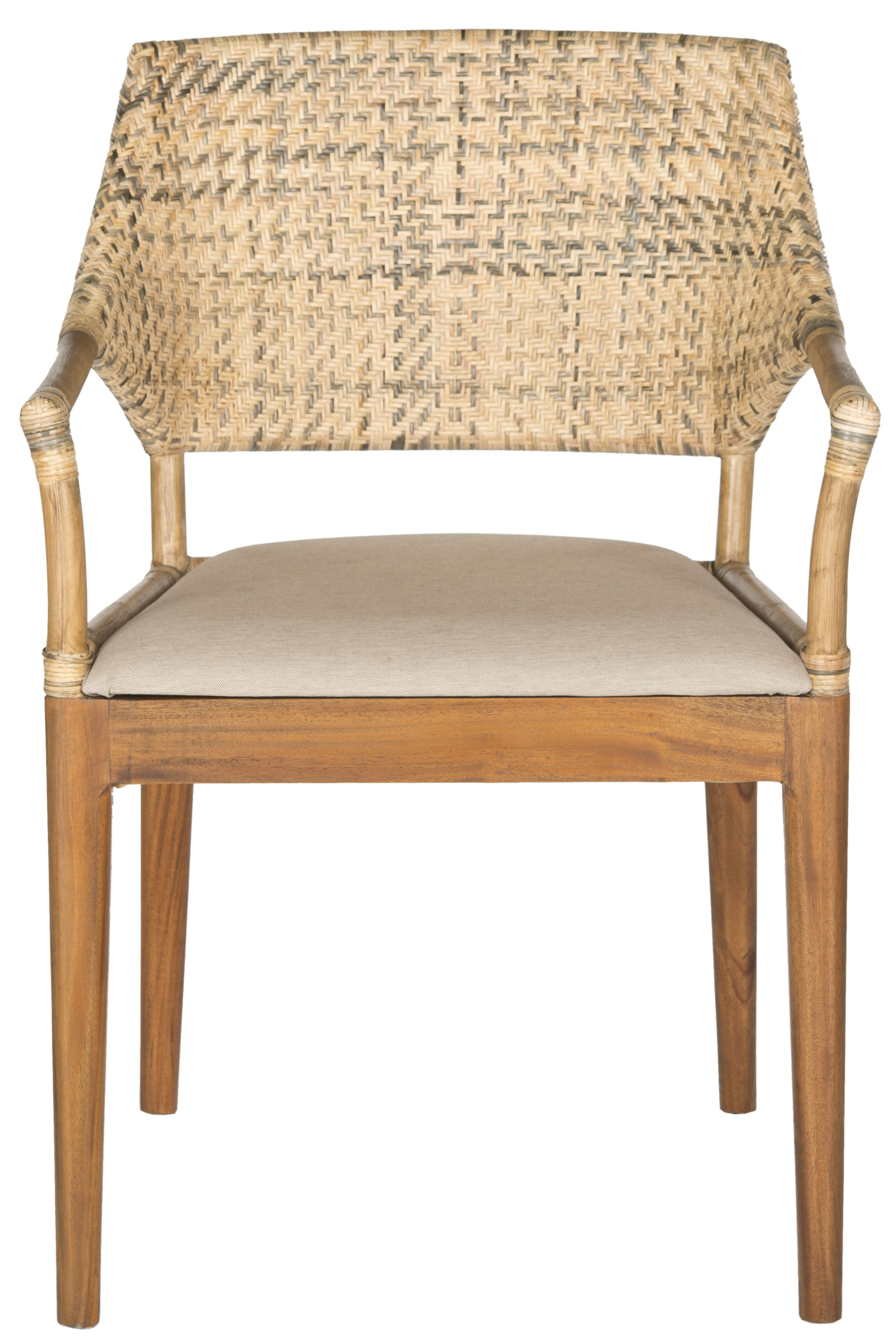 Carlo Arm Chair - Honey - Safavieh - Image 0