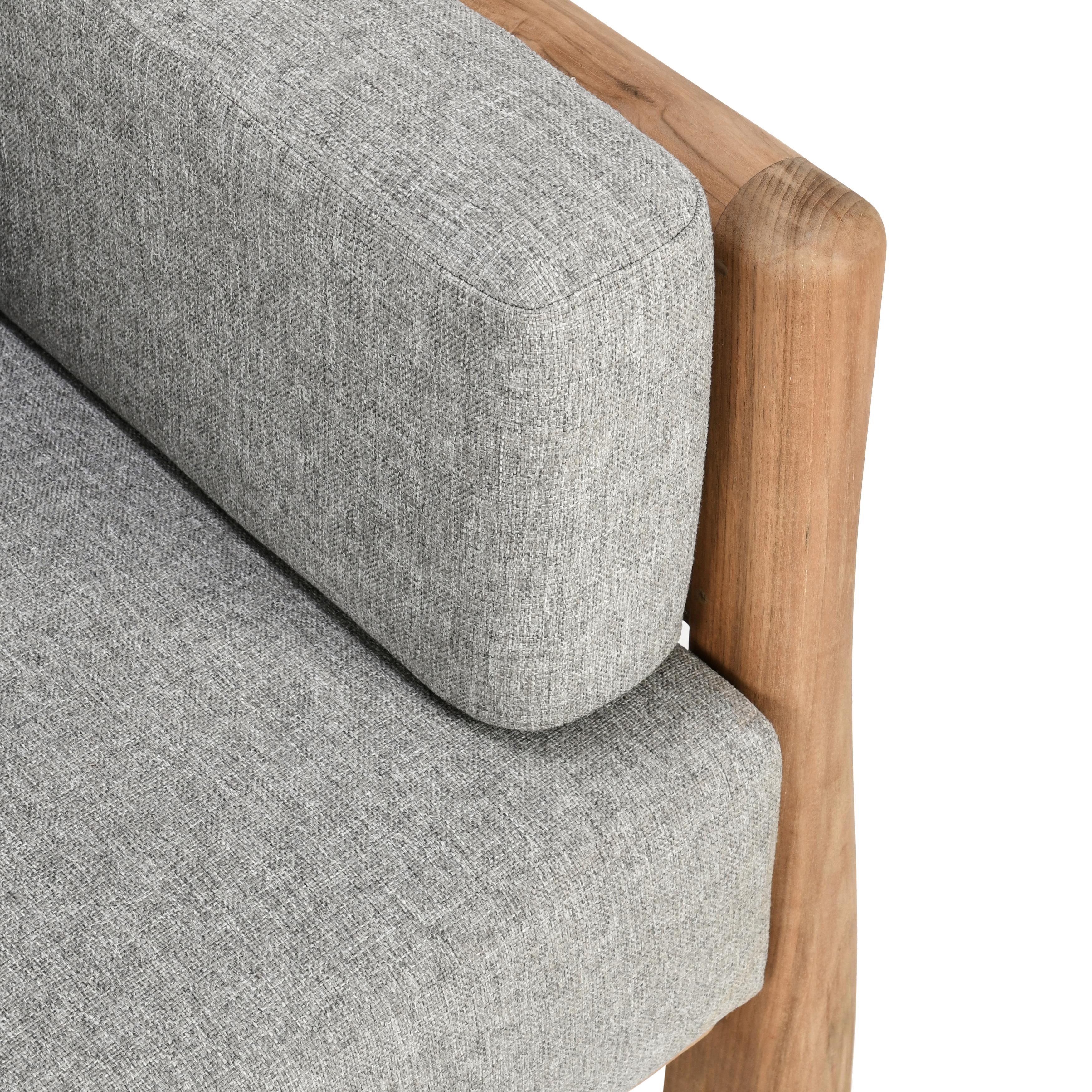 Aston Outdoor Accent Chair Natural/Gray - Image 4