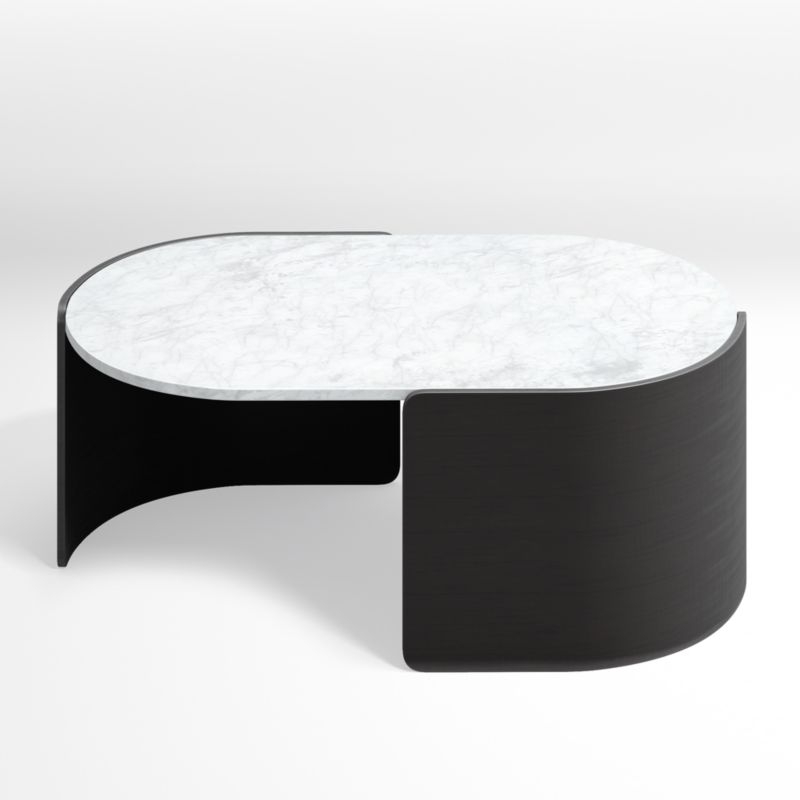 Holm Oval Marble Coffee Table - Image 4