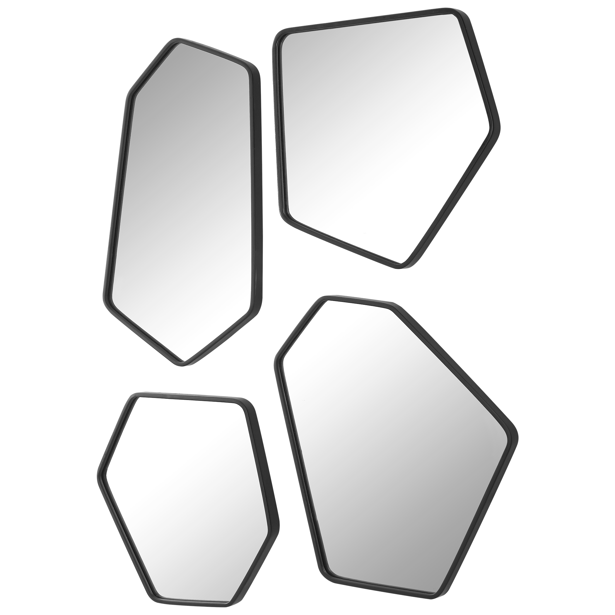 Linneah Black Mirrors Set/4 - Image 3
