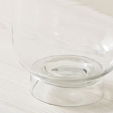 Foundations Glass Large Vase, Clear, Glass, 12" - Image 3