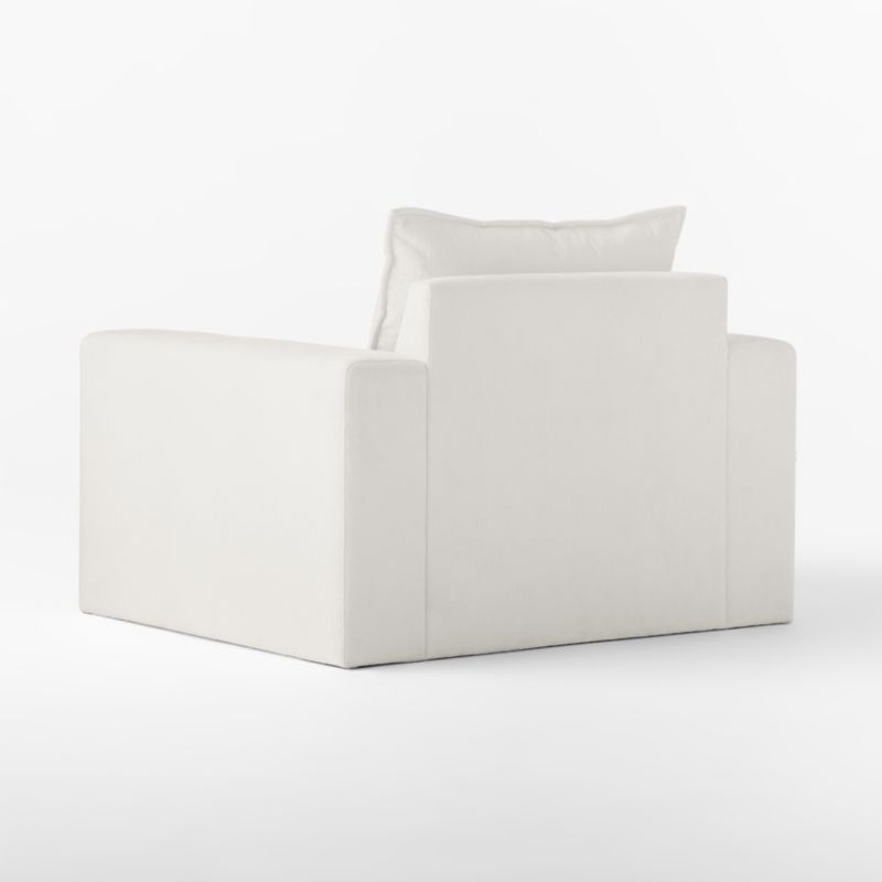 Camden White Lounge Chair - Image 4