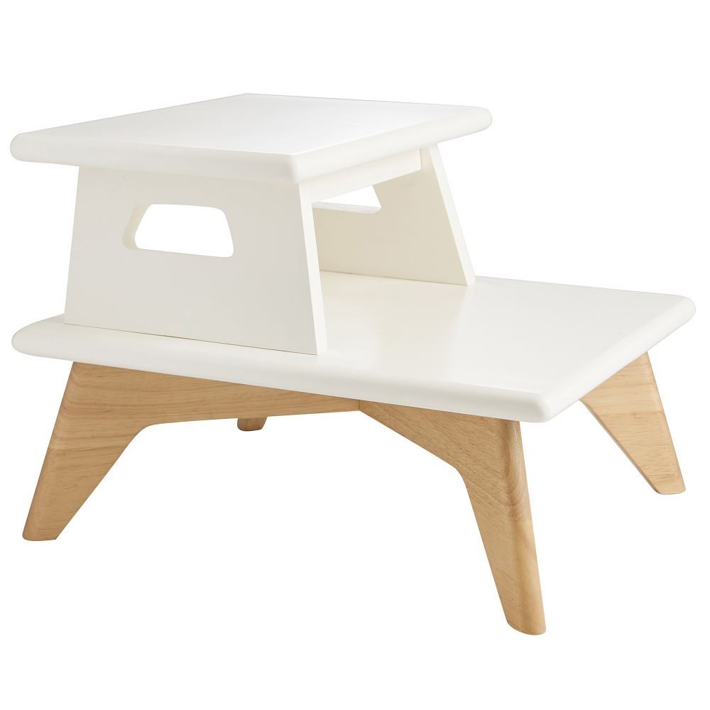 Sydney Step Stool, Double, Simply White, WE Kids - Image 0