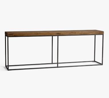Malcolm Grand Console Table, Glazed Pine, 84" - Image 2