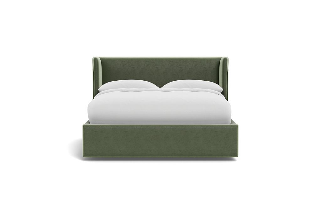 Graham Upholstered Bed with Contrast Piping and Storage Option - Image 0