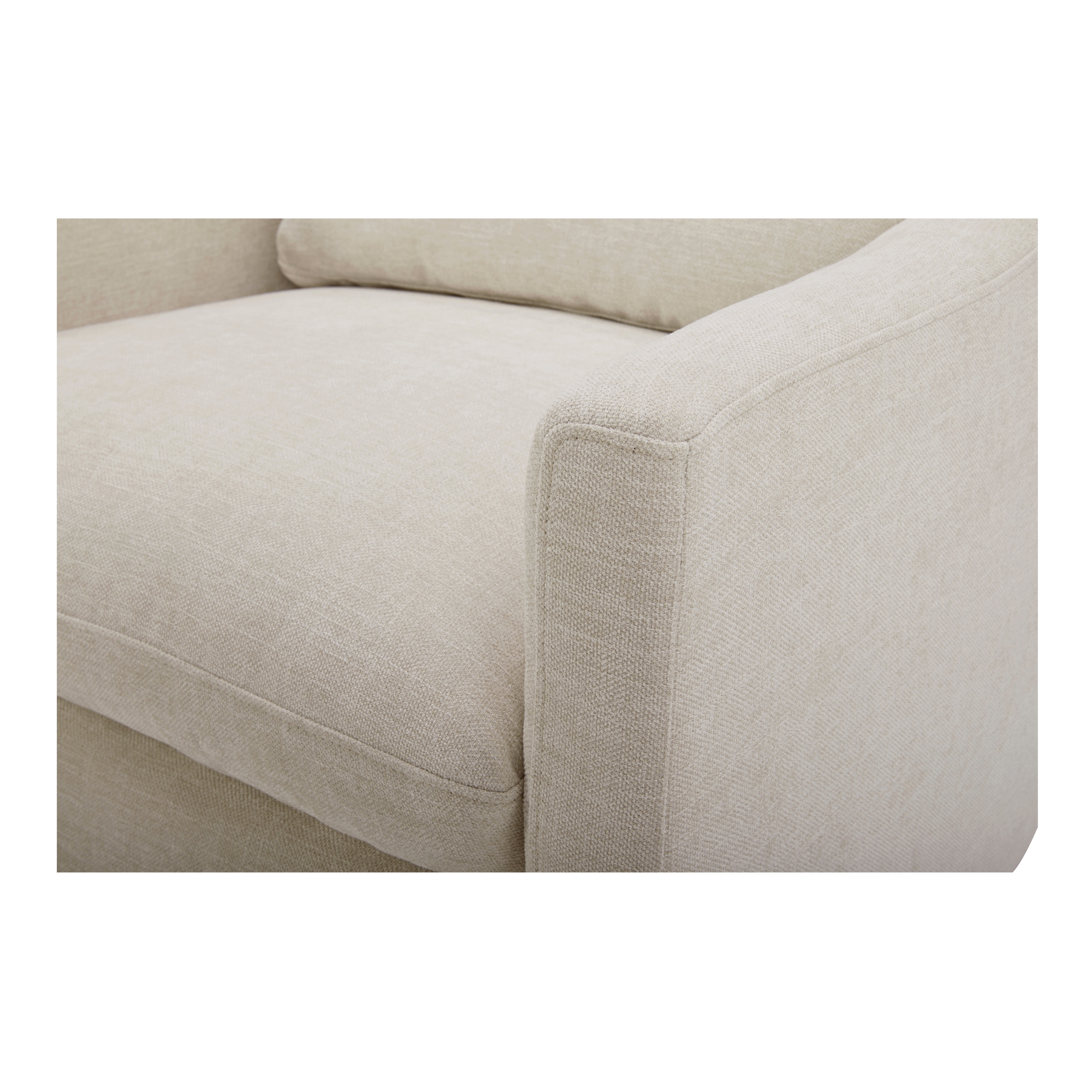 Linden Swivel Chair Soft Beige - Image 4