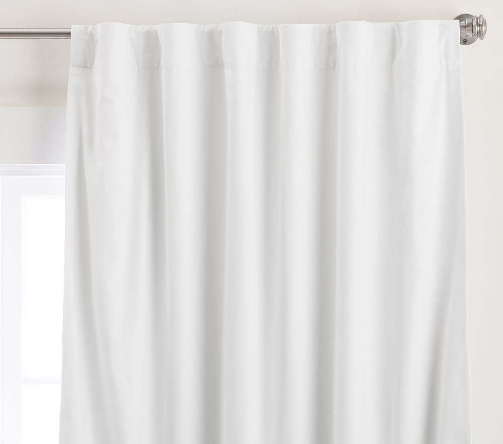 Soothing Sleep Noise Reducing Blackout Curtain, 84 Inches, White - Image 0