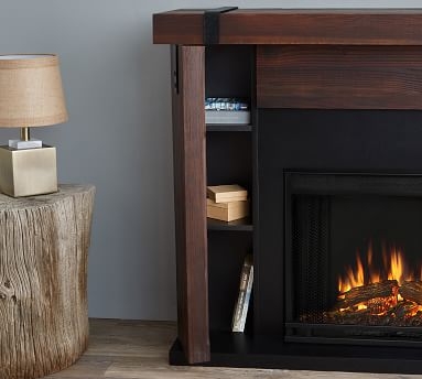 Vail Electric Fireplace, Chestnut - Image 3