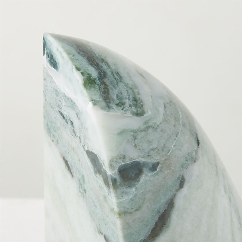 Ice Jade Green Marble Bookend - Image 4