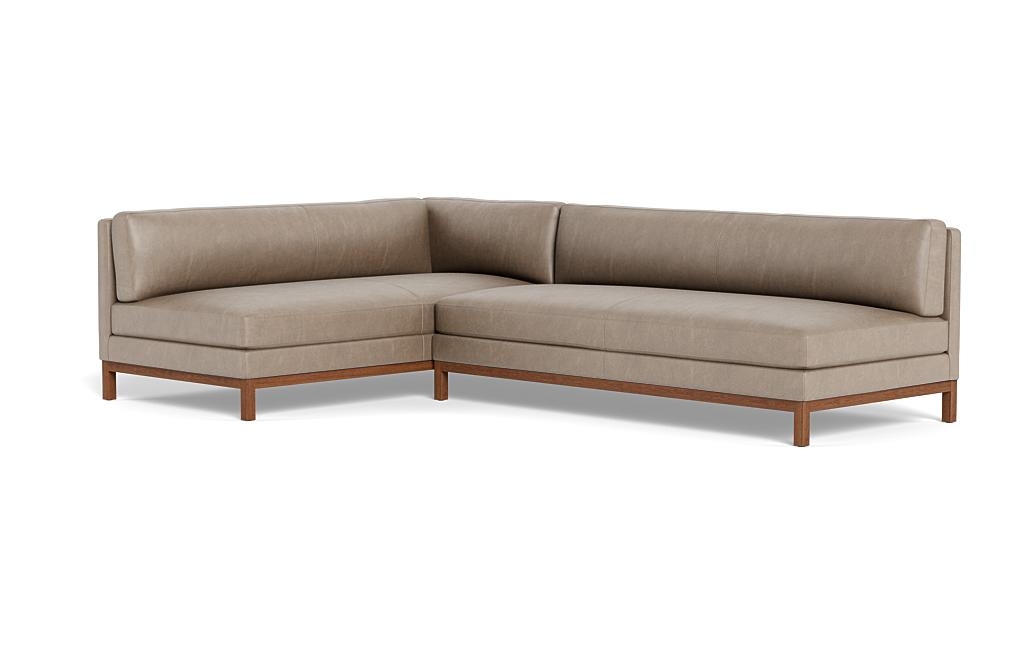 Jasper Leather Left Chaise Sectional - Image 2
