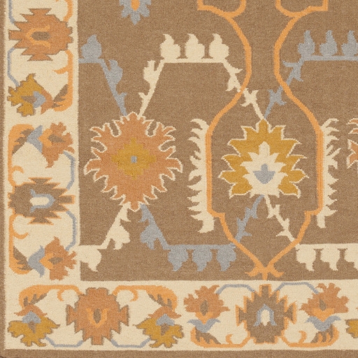 Jewel Tone II Brown Indoor 8' x 11' Handmade Rug - Image 0