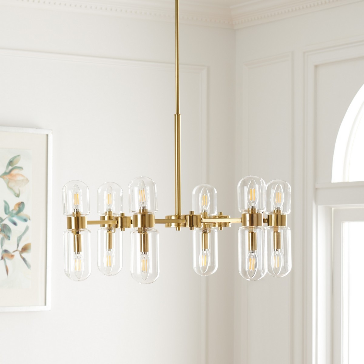 Darragh 12Lt 27" Chandelier - Gold - Safavieh - Image 1
