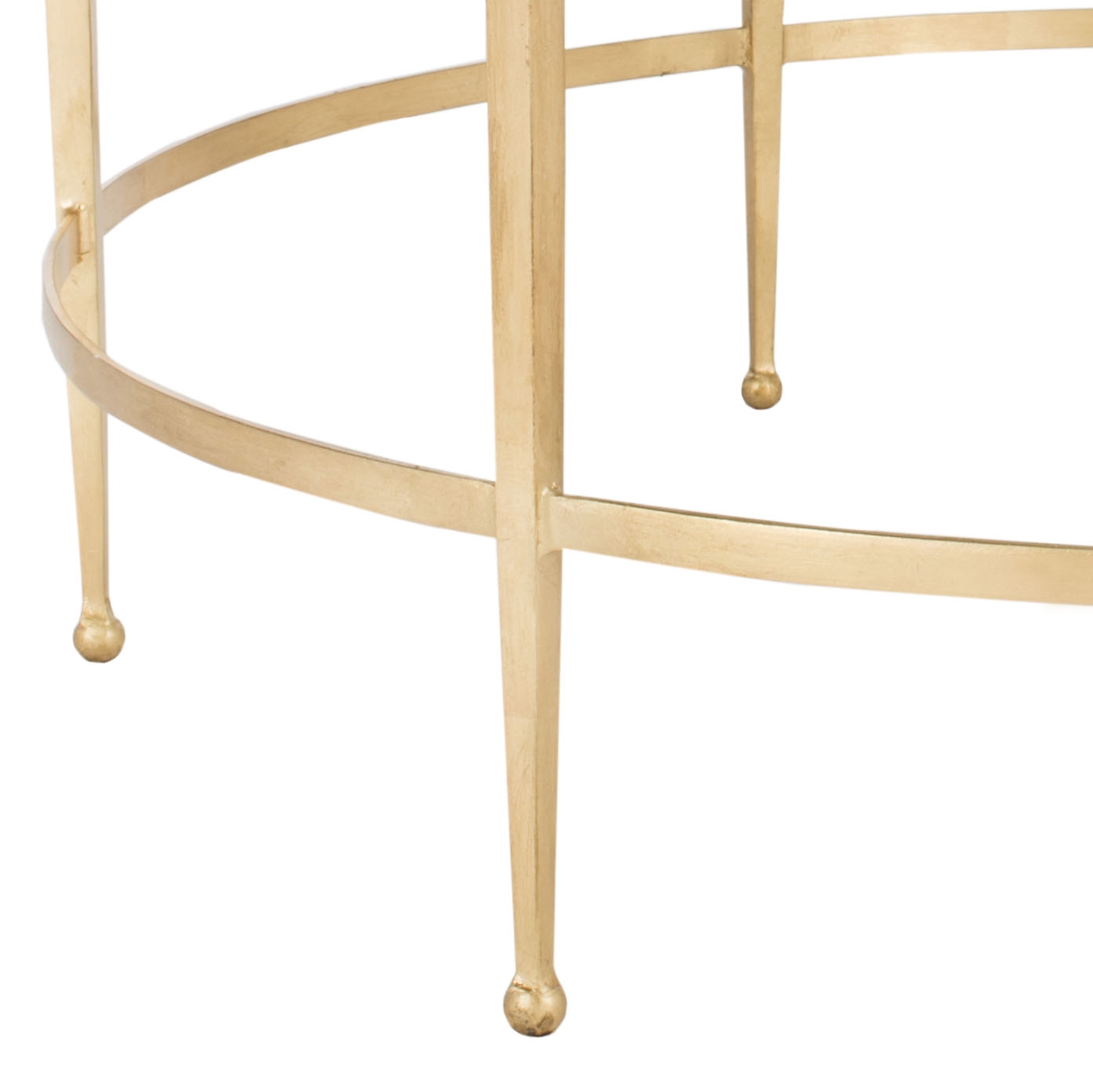 Edmund Glass Cocktail Table - Gold - Safavieh - Image 2