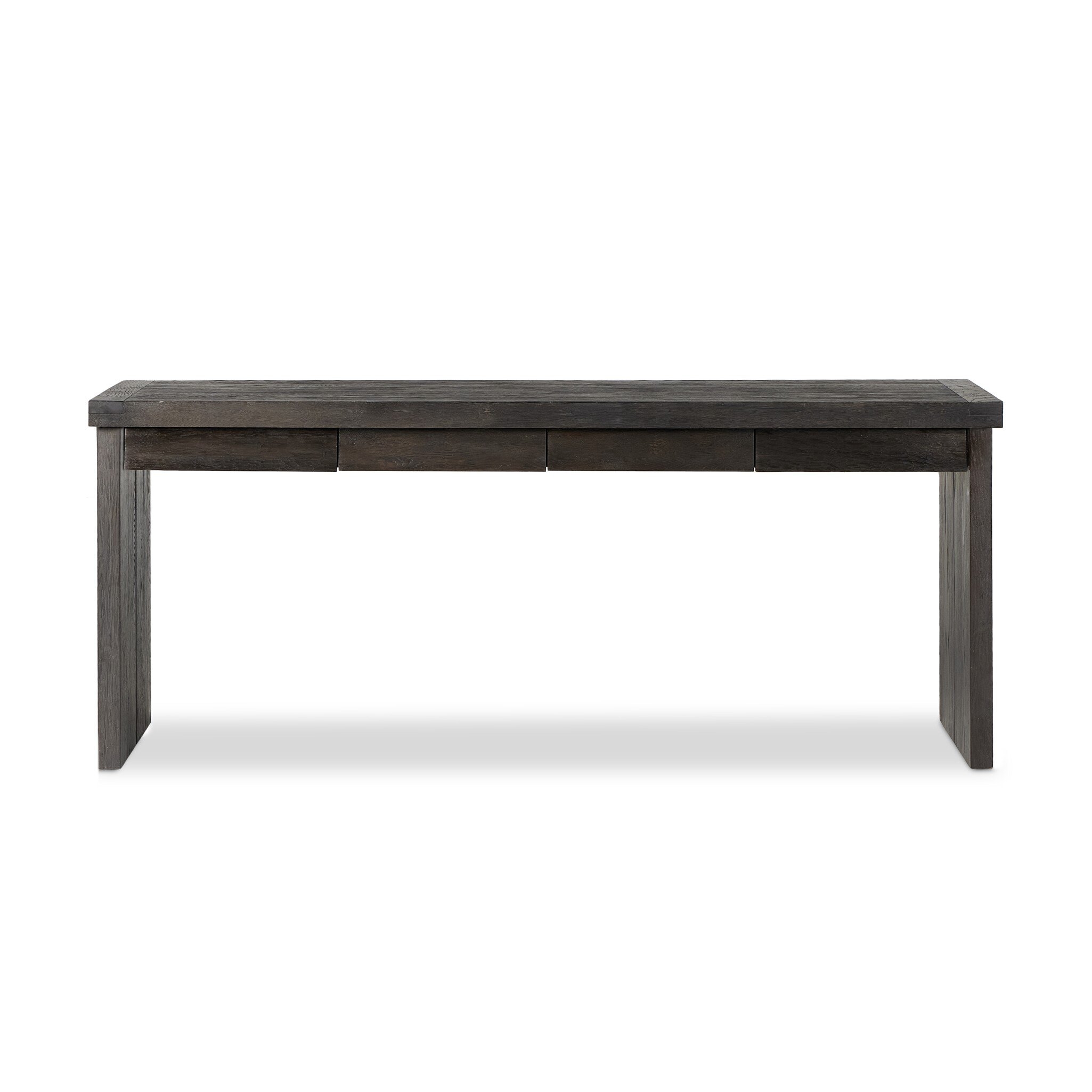 Warby Desk - Worn Black Veneer - Image 0