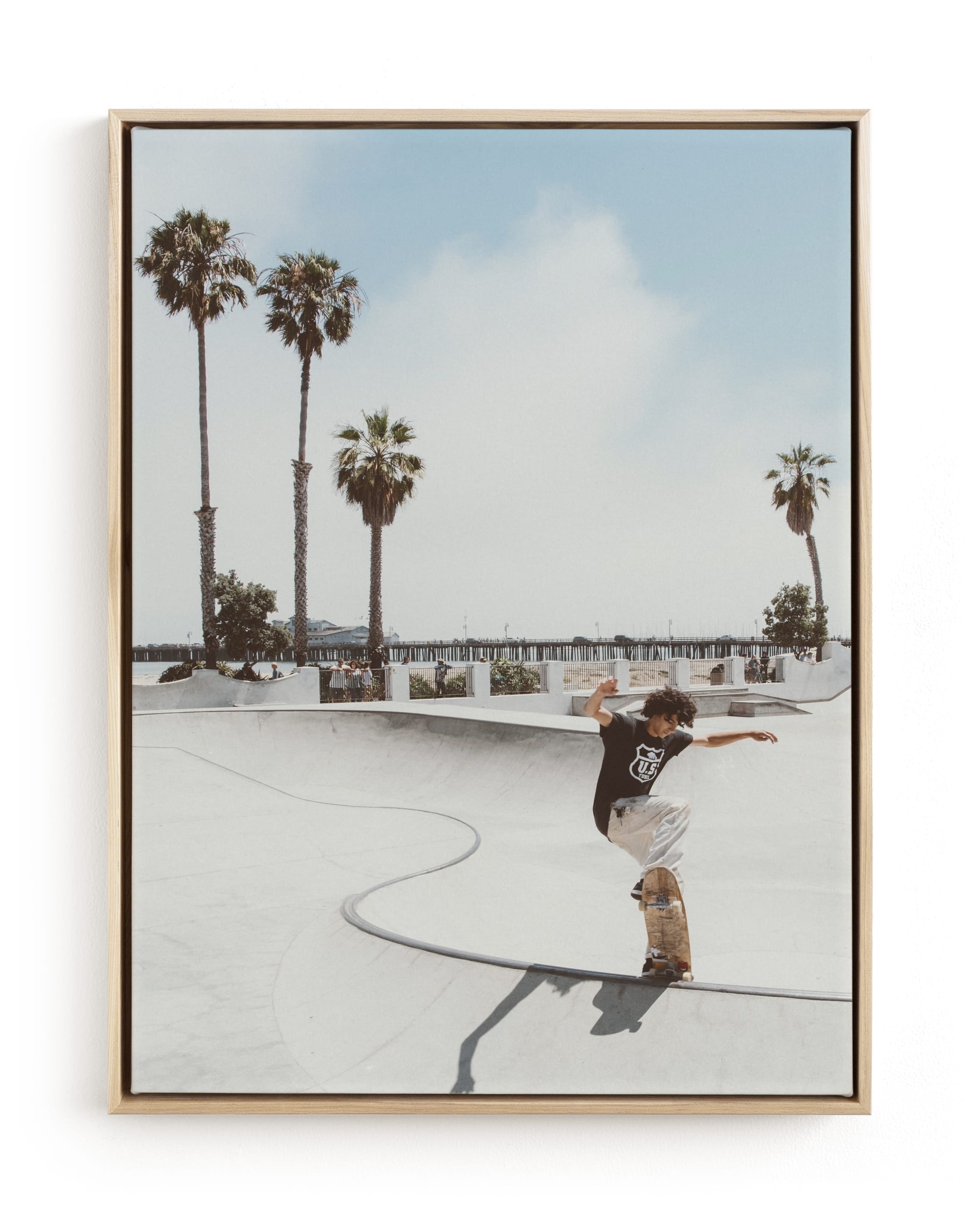 Santa Barbara Skate I Limited Edition Fine Art Print 1 - Image 0