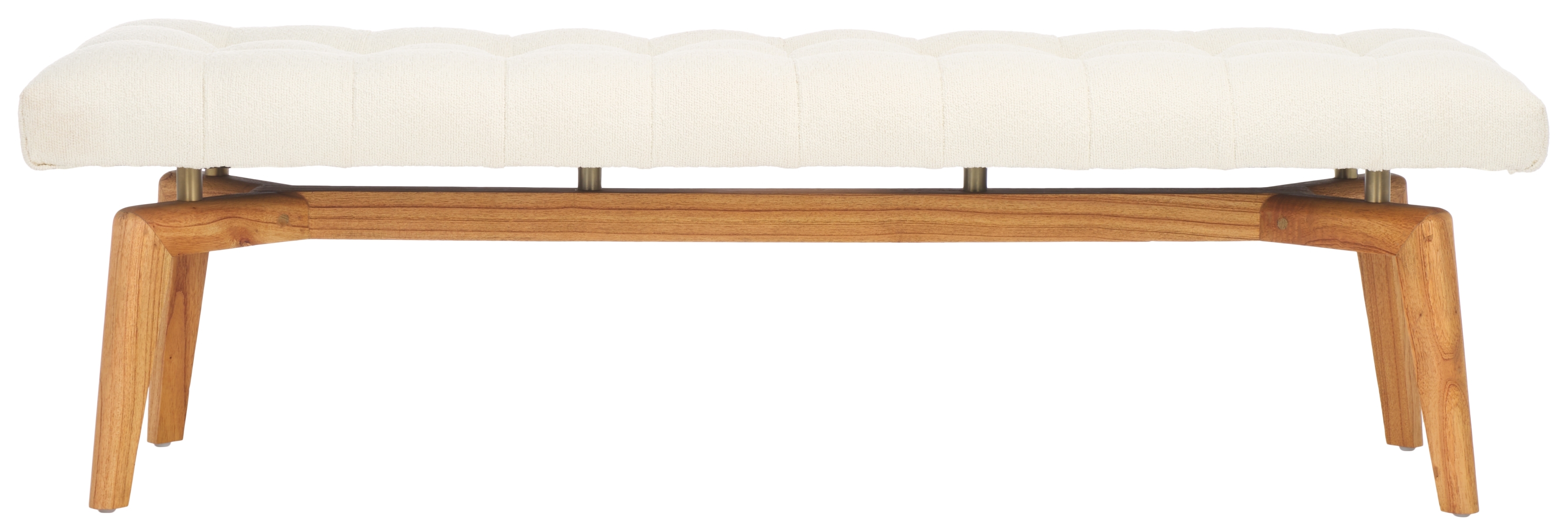 Gallagher Tufted Bench - Beige/Natural - Image 0