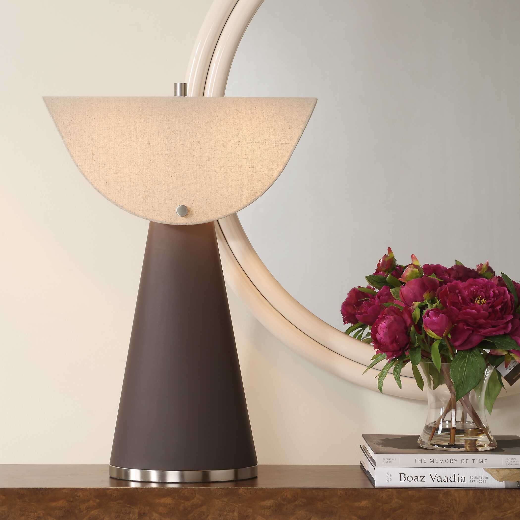 Conover Brown Modern Table Lamp - Image 1