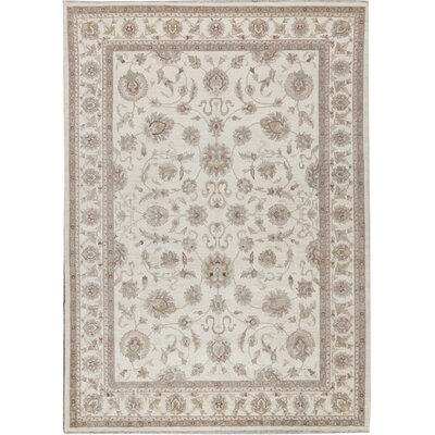 One-of-a-Kind Hand-Knotted Beige/Brown 10'2" x 13'10" Wool Area Rug - Image 0