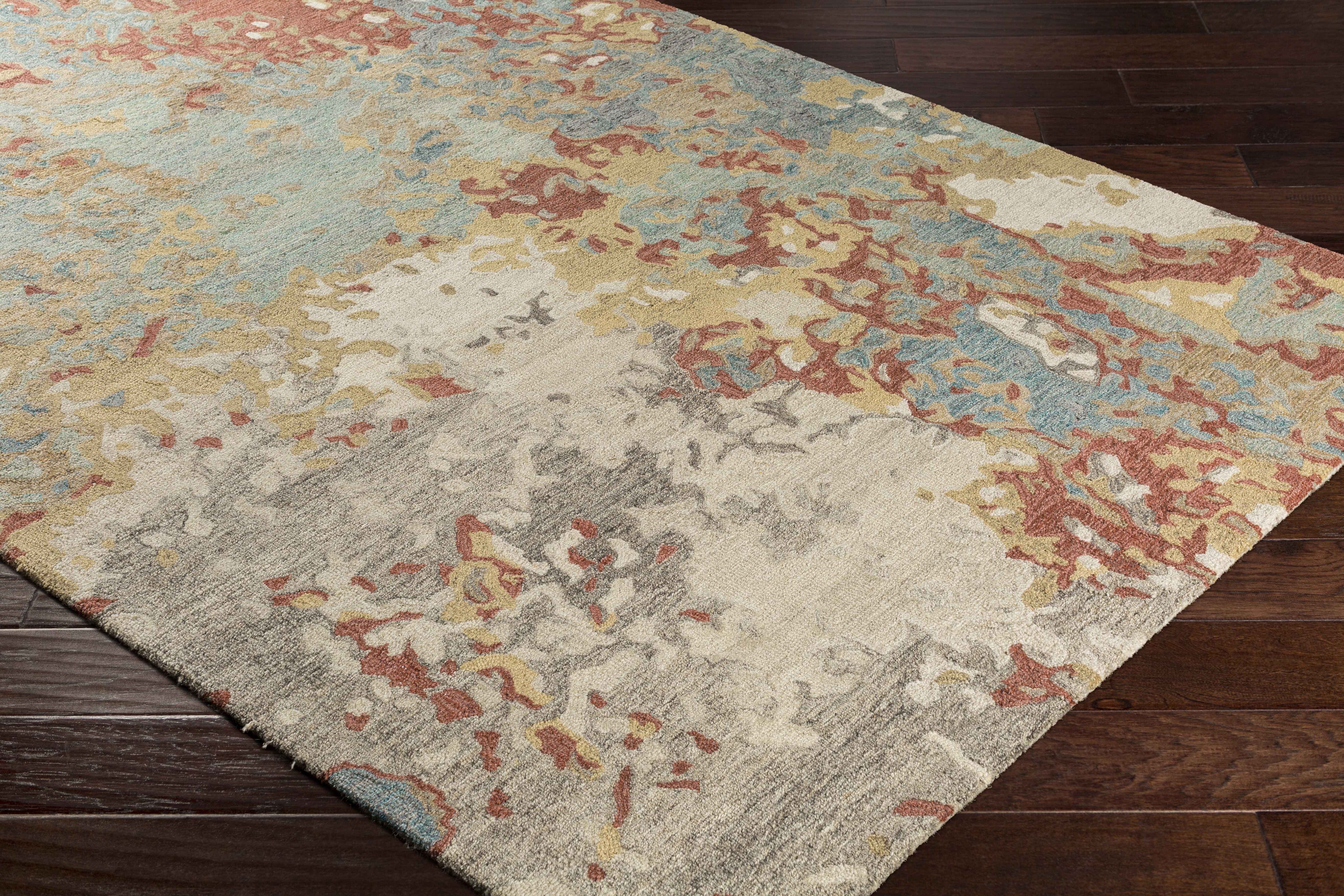 Modern Nouveau Beige Indoor 2' x 3' Handmade Rug - Image 6