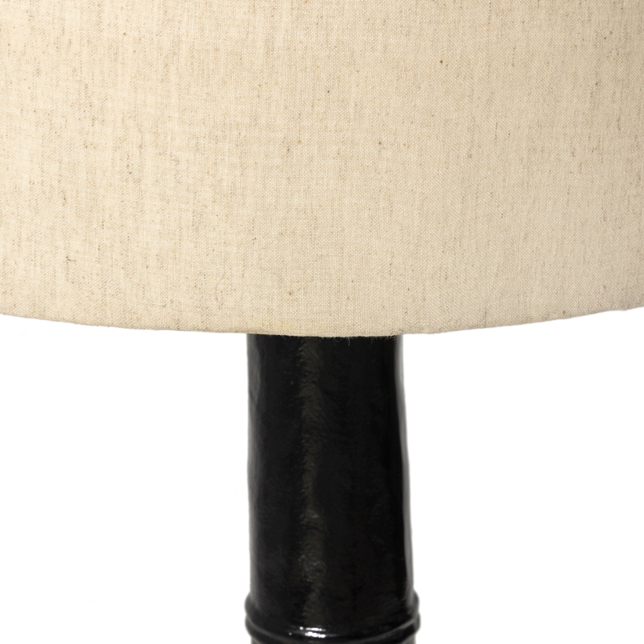 Nerissa Floor Lamp - Glossy Black Cast Aluminum - Image 4