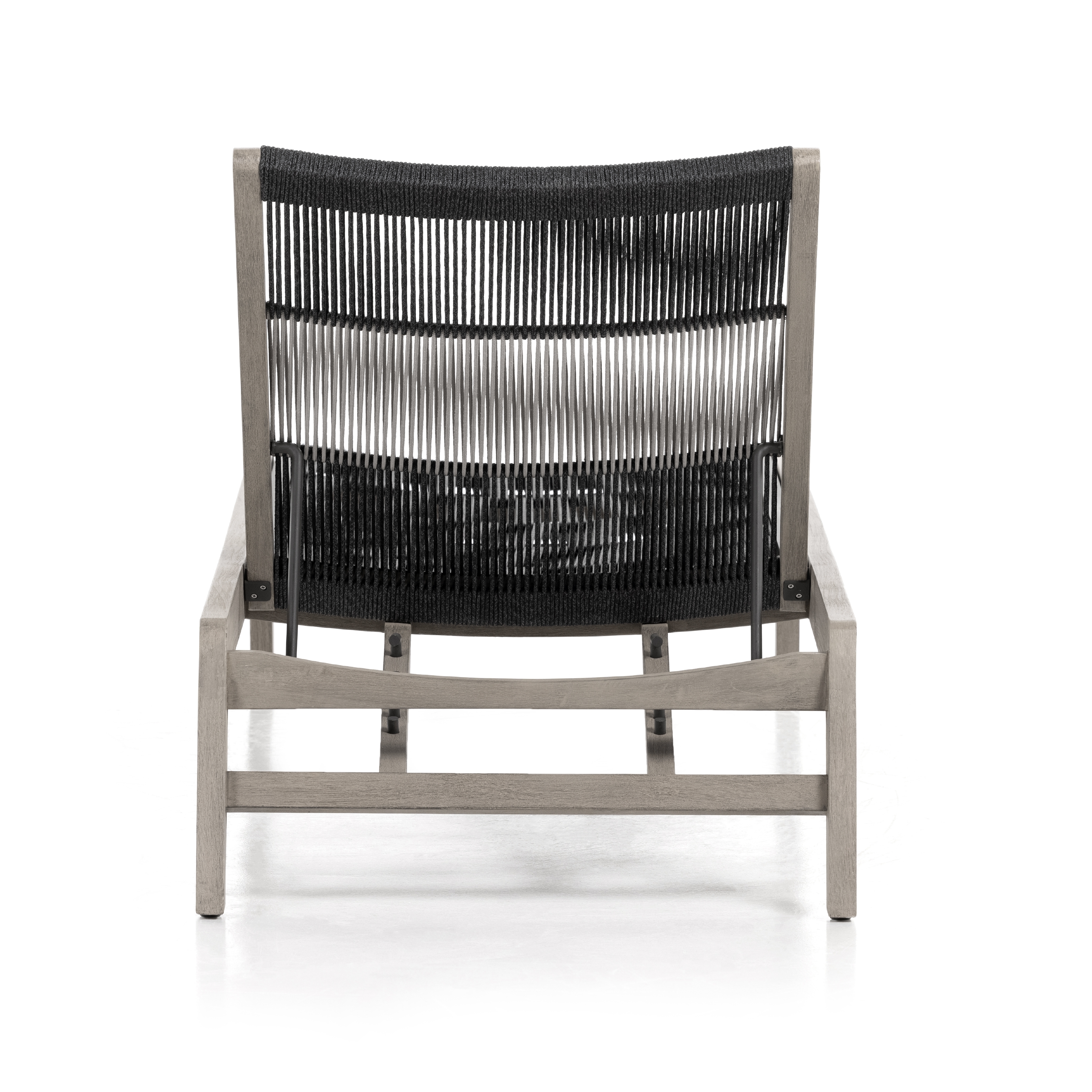 Julian Outdoor Chaise Lounge-Grey - Image 5