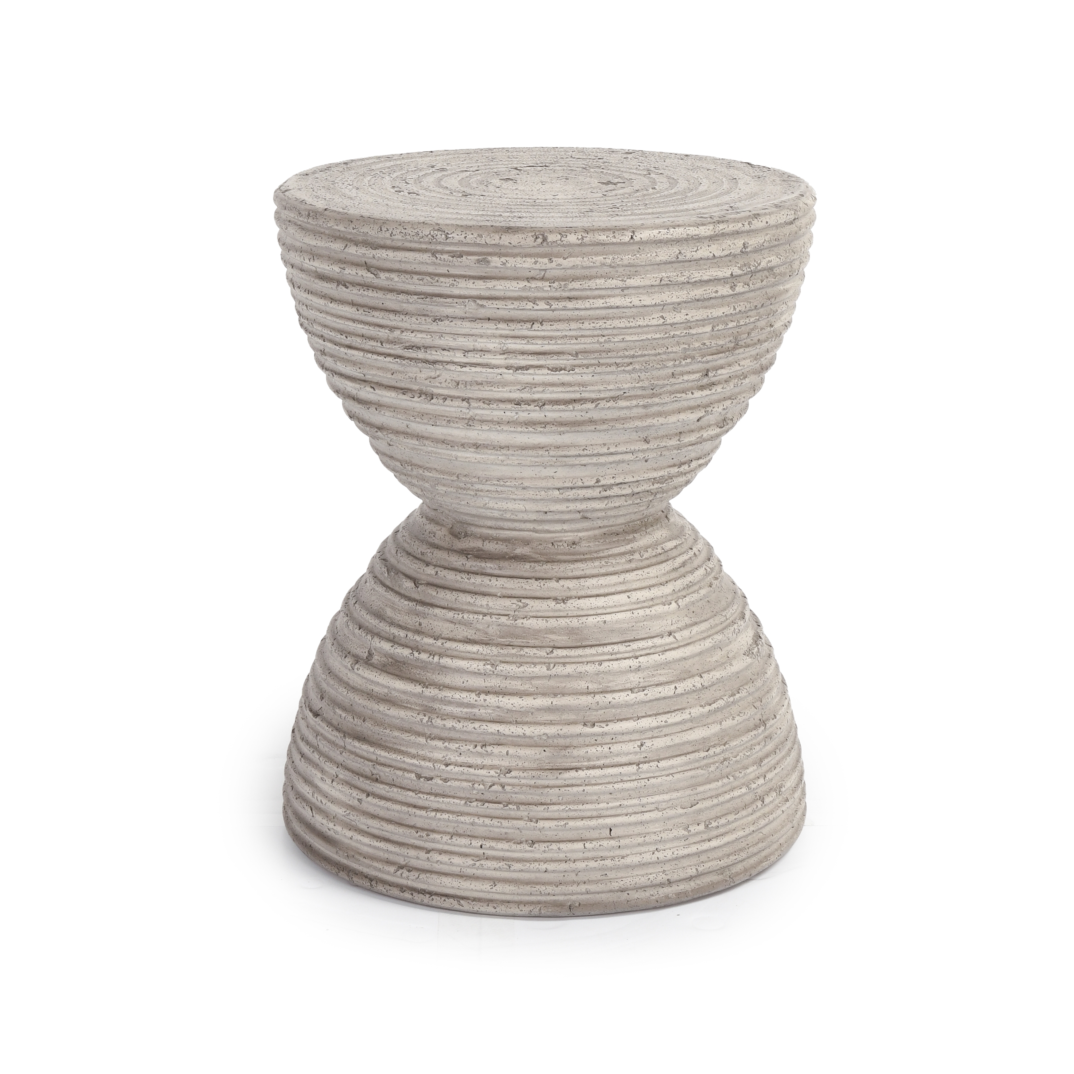 Corey Outdoor Accent Table Light Gray - Image 0
