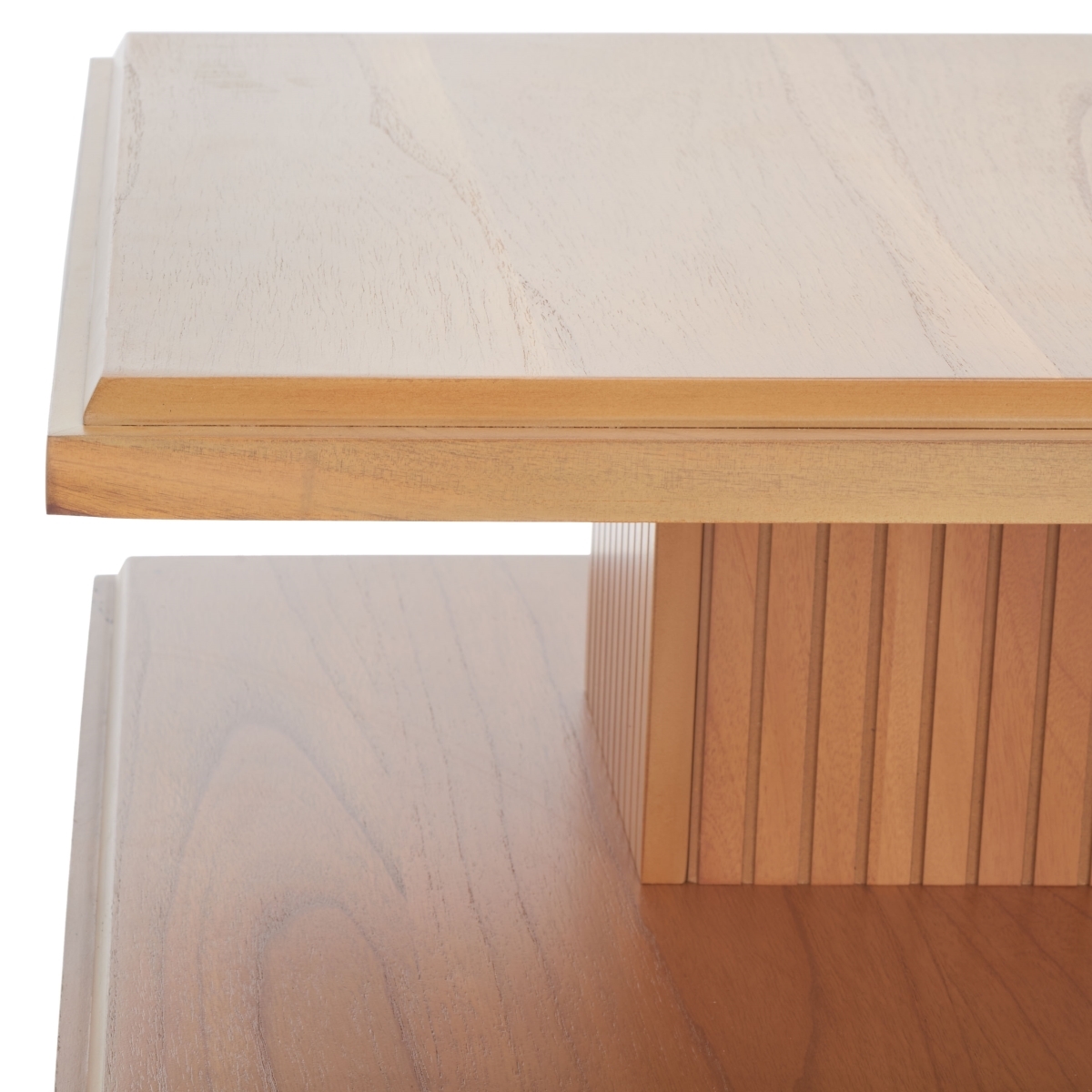 Suette 2 Shelf Accent Table - Natural - Safavieh - Image 2
