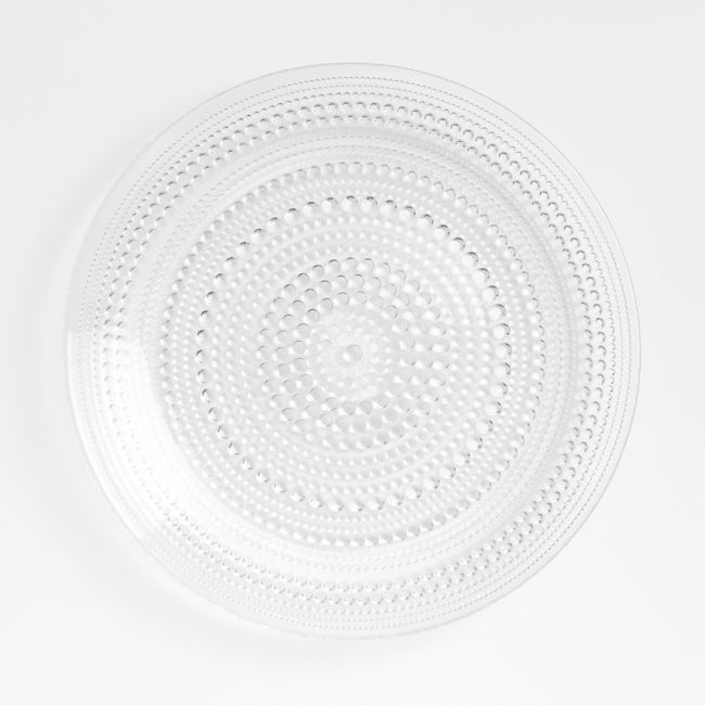 Alma Clear Dinner Plates, Set of 4 - Image 0