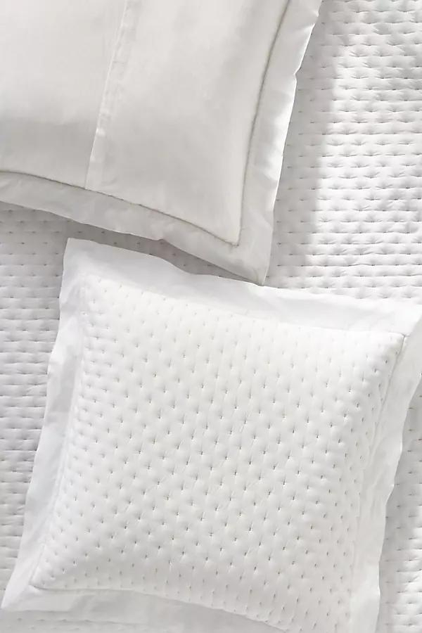 Zina Cotton Embroidered Woven Euro Sham - Image 0