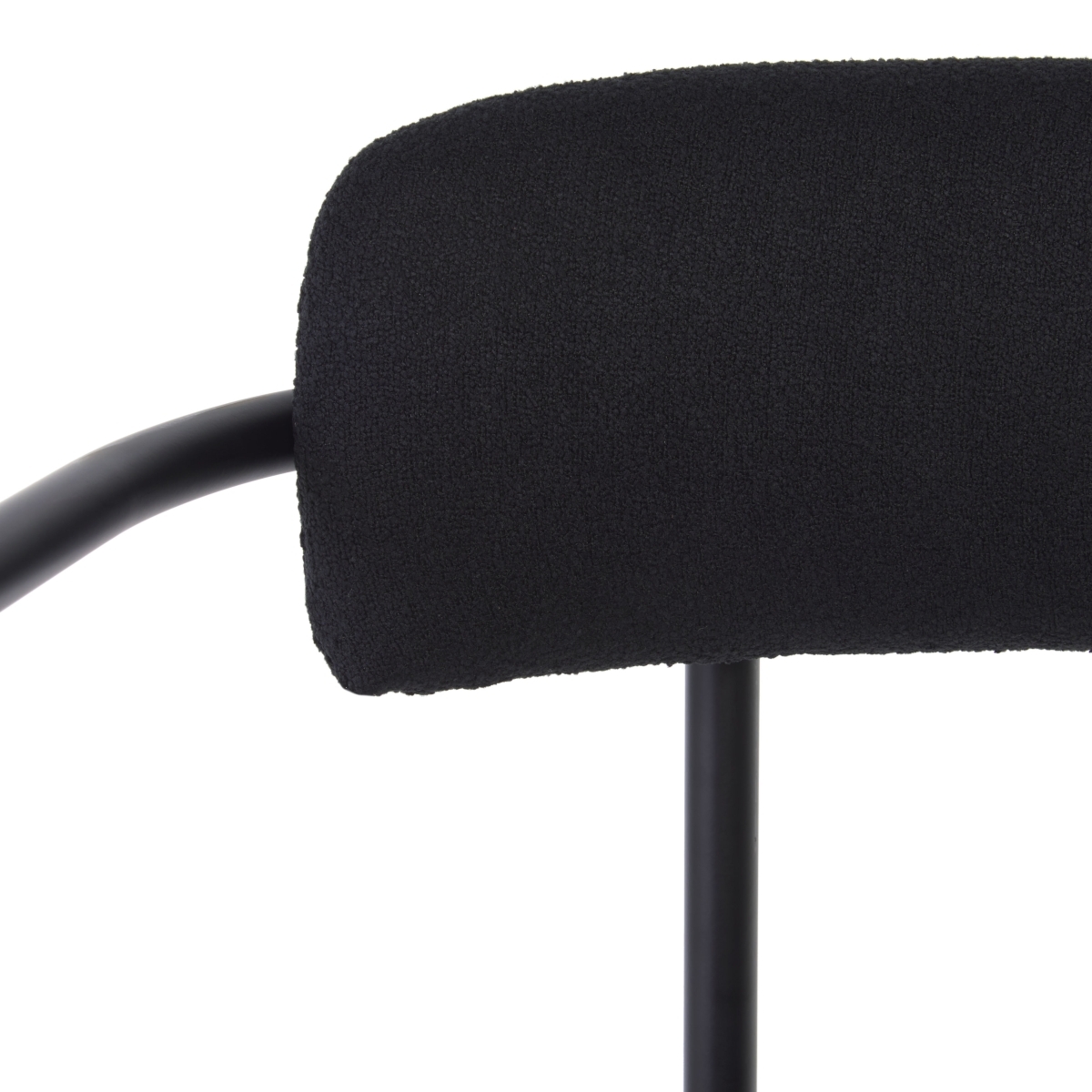 Andrean Dining Arm Chair - Black - Image 2