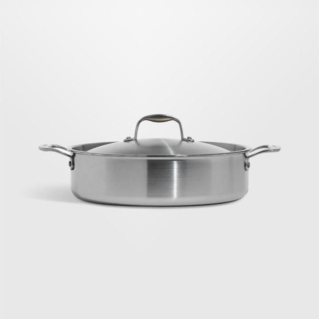 Made In Stainless Clad 6-Qt. Rondeau with Stainless Steel Hardware - Image 0