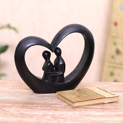 Love Within Wood Sculpture - Image 0