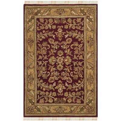Gorham Hand-Tufted Wool Red/Brown Area Rug - Image 0
