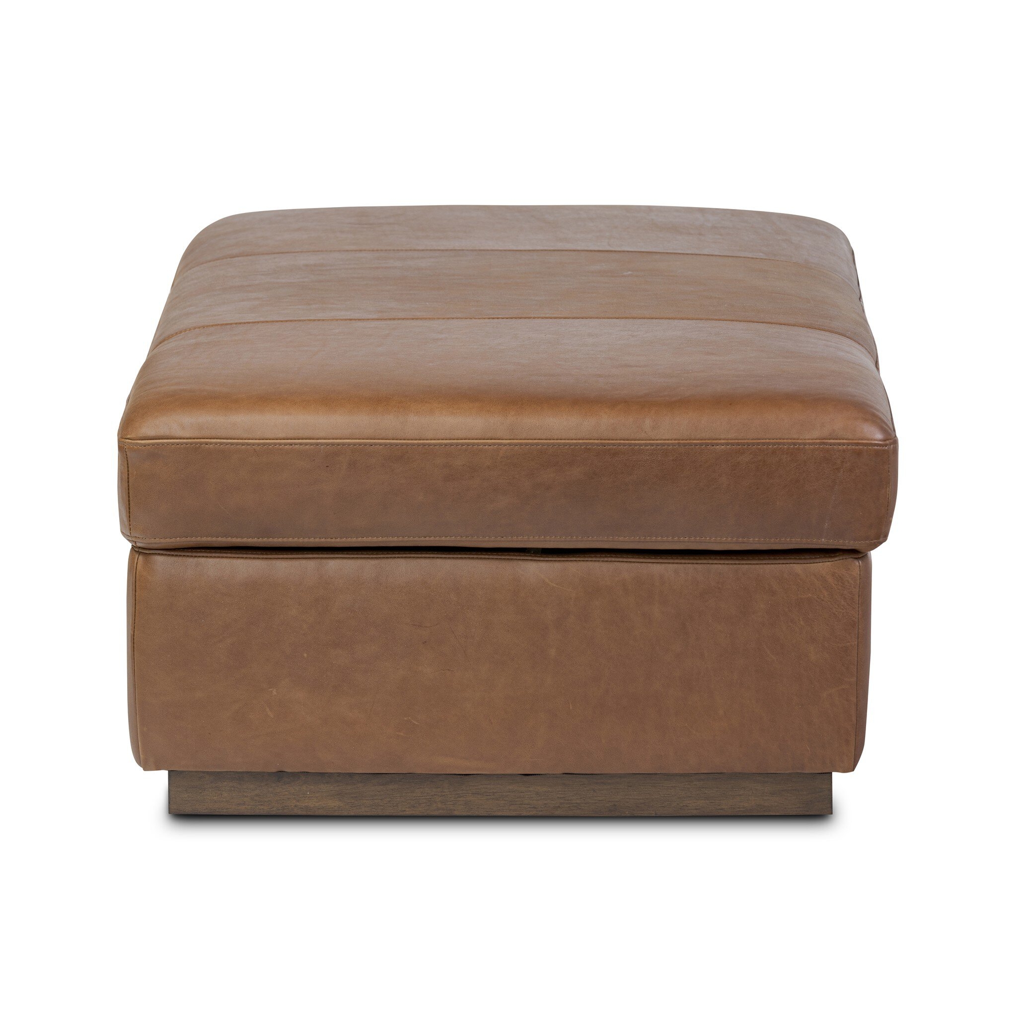 Alec Storage Ottoman - Dulane Mahogany - Image 2