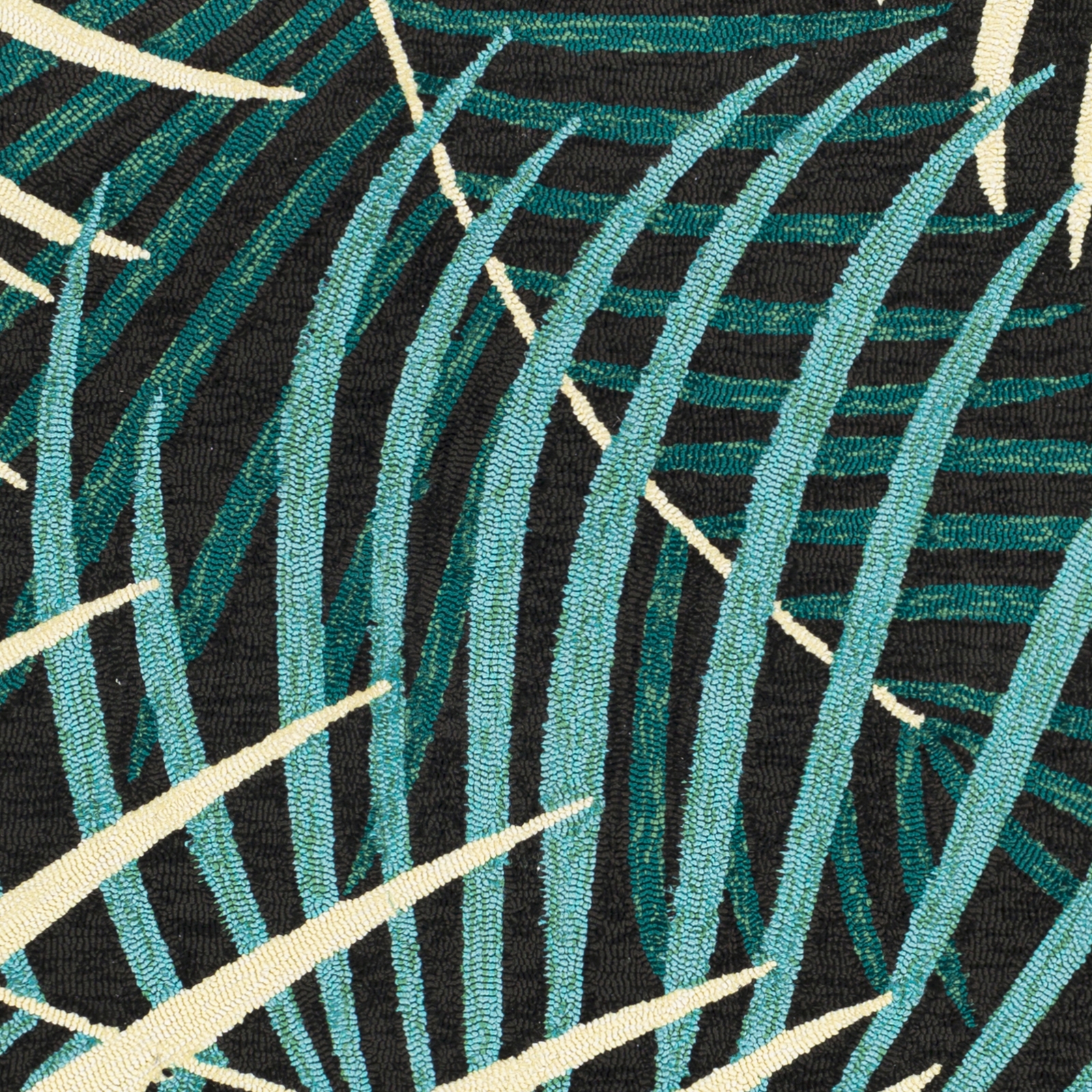 Rain Black Outdoor 2' x 3' Handmade Rug - Image 5