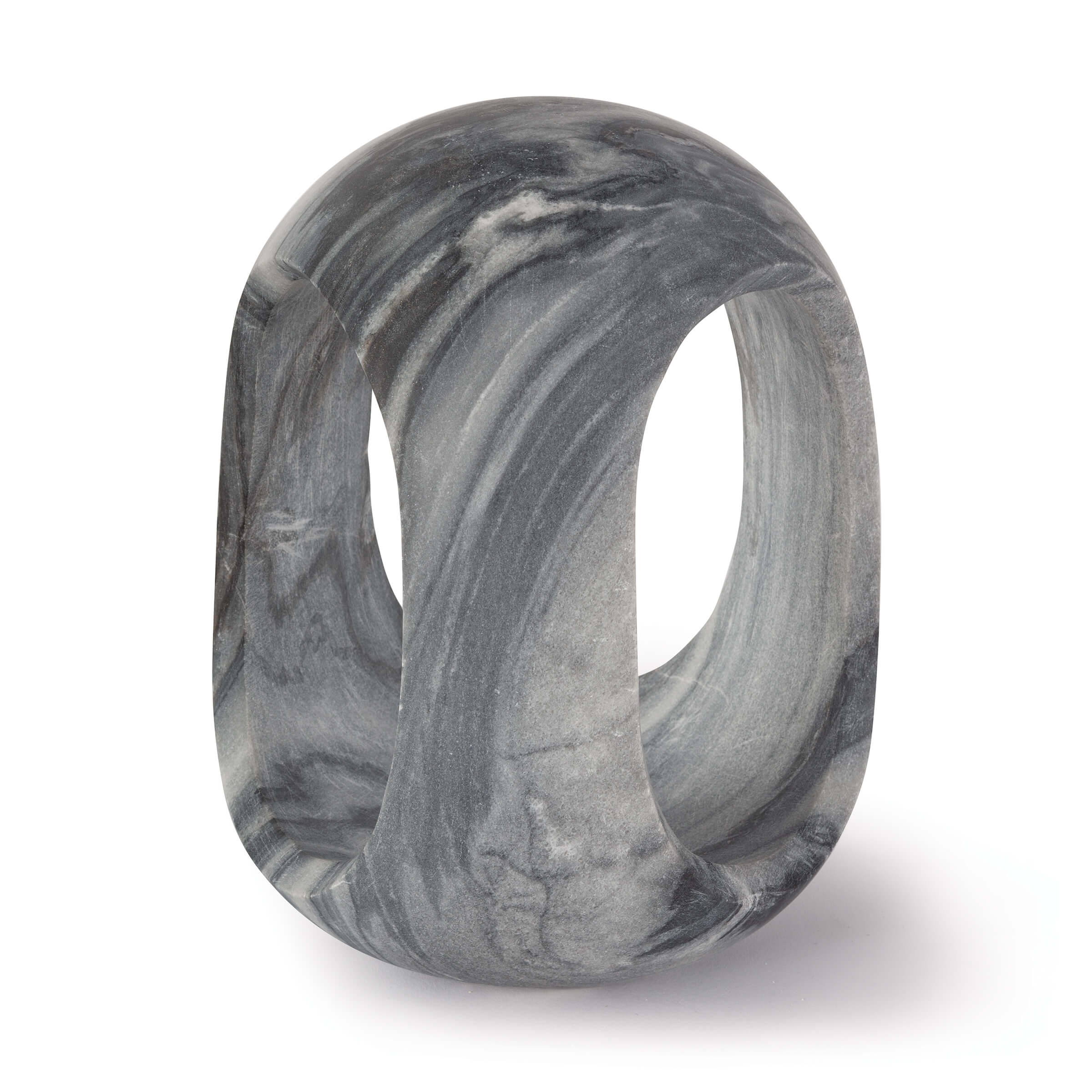 Regina Andrew Bruno Modern Classic Black Marble Sculpture - Large - Image 0