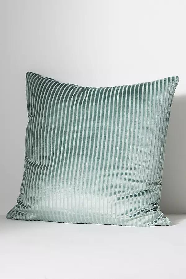 Fiora Ribbed Velvet Pillow - Image 0