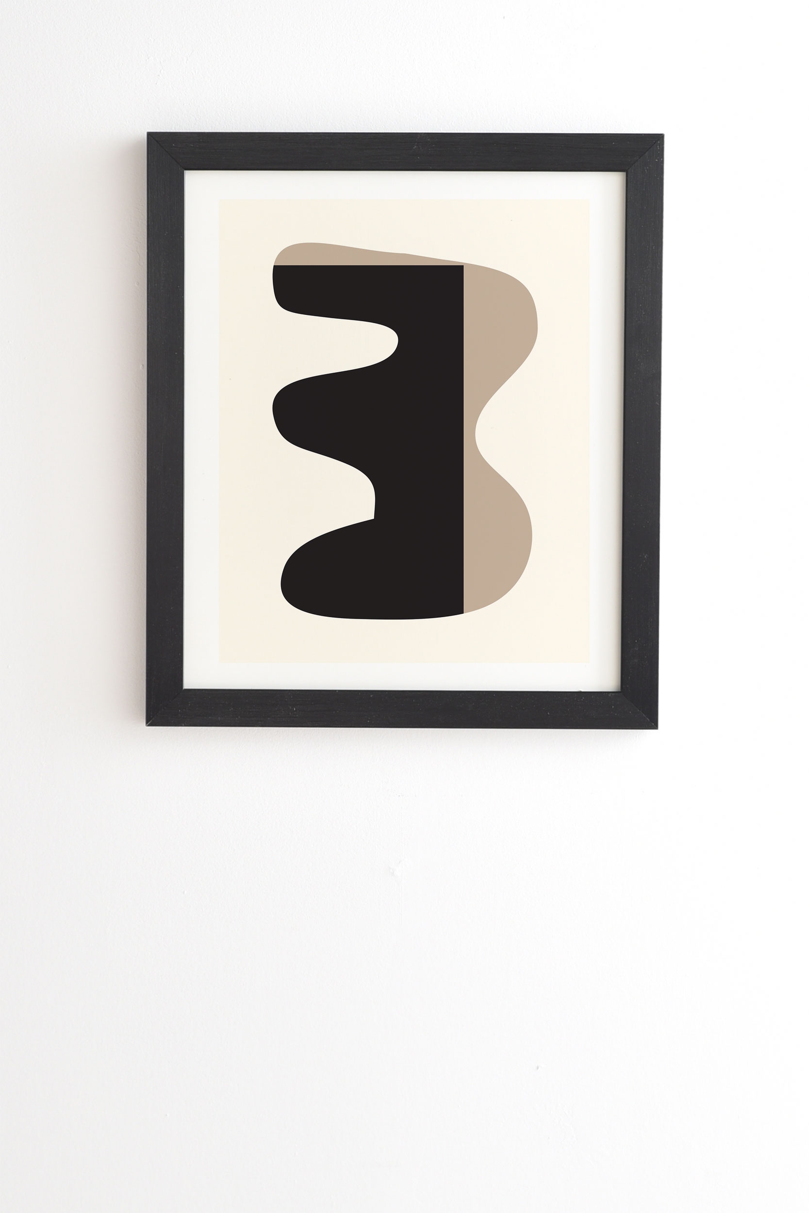 Intersections 01 by mpgmb - Framed Wall Art Basic Black 19" x 22.4" - Image 0