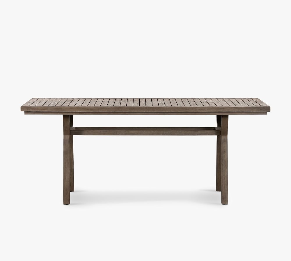 Raylan Teak Outdoor Rectangular Dining Table - Image 0