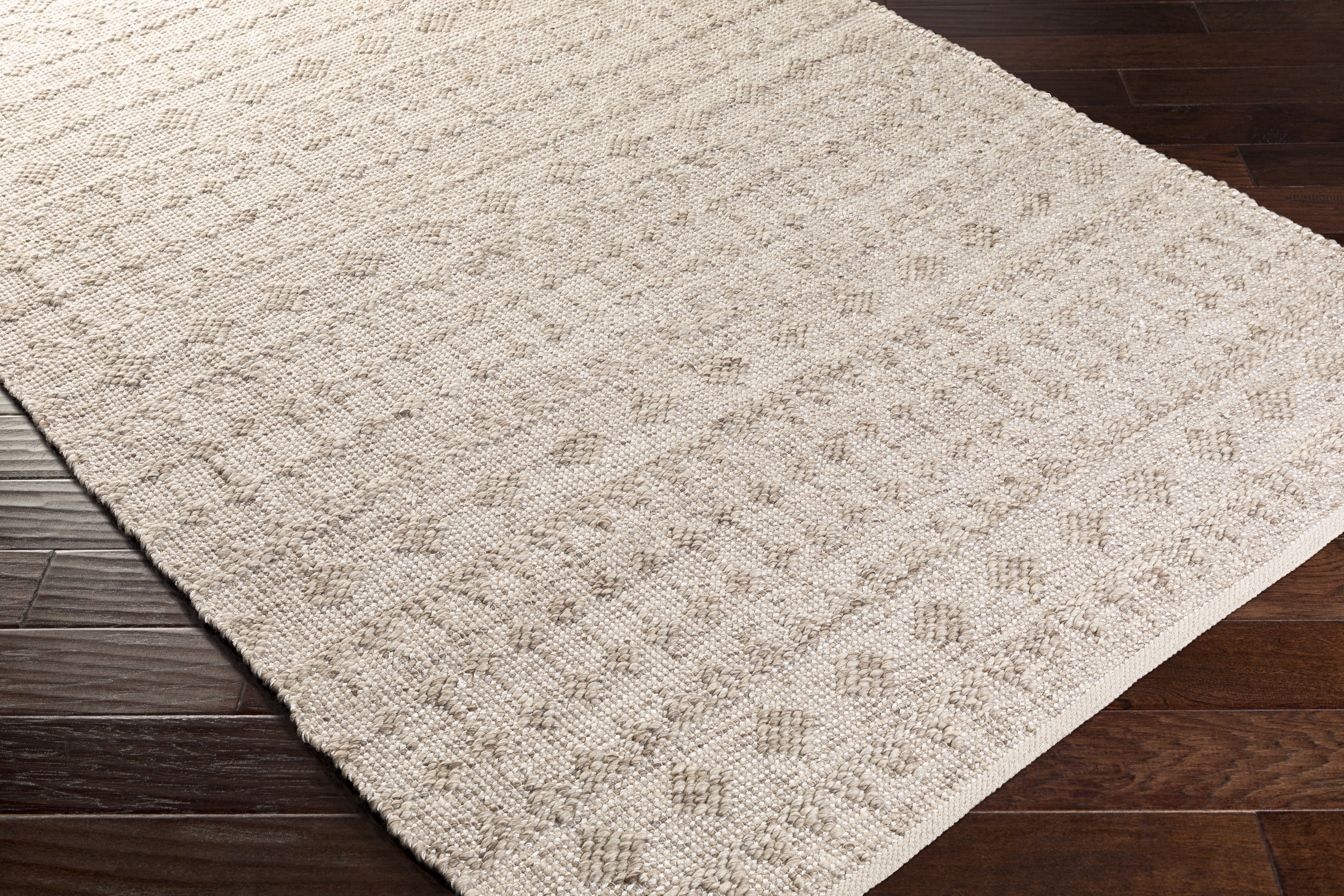 Ingrid Beige Indoor 5' x 7'6" Handmade Rug - Image 6
