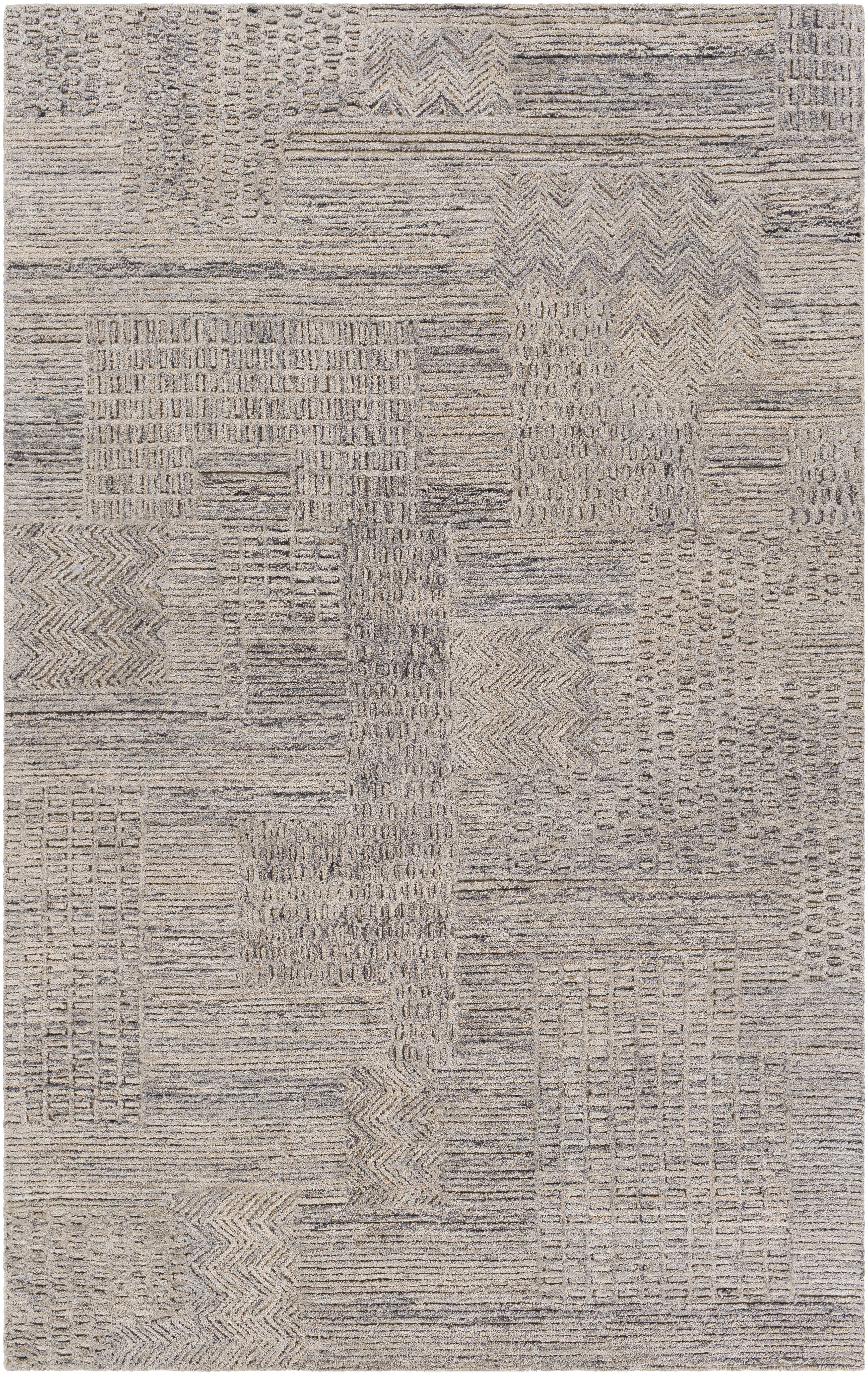 Rosario Gray Indoor 2' x 3' Handmade Rug - Image 0