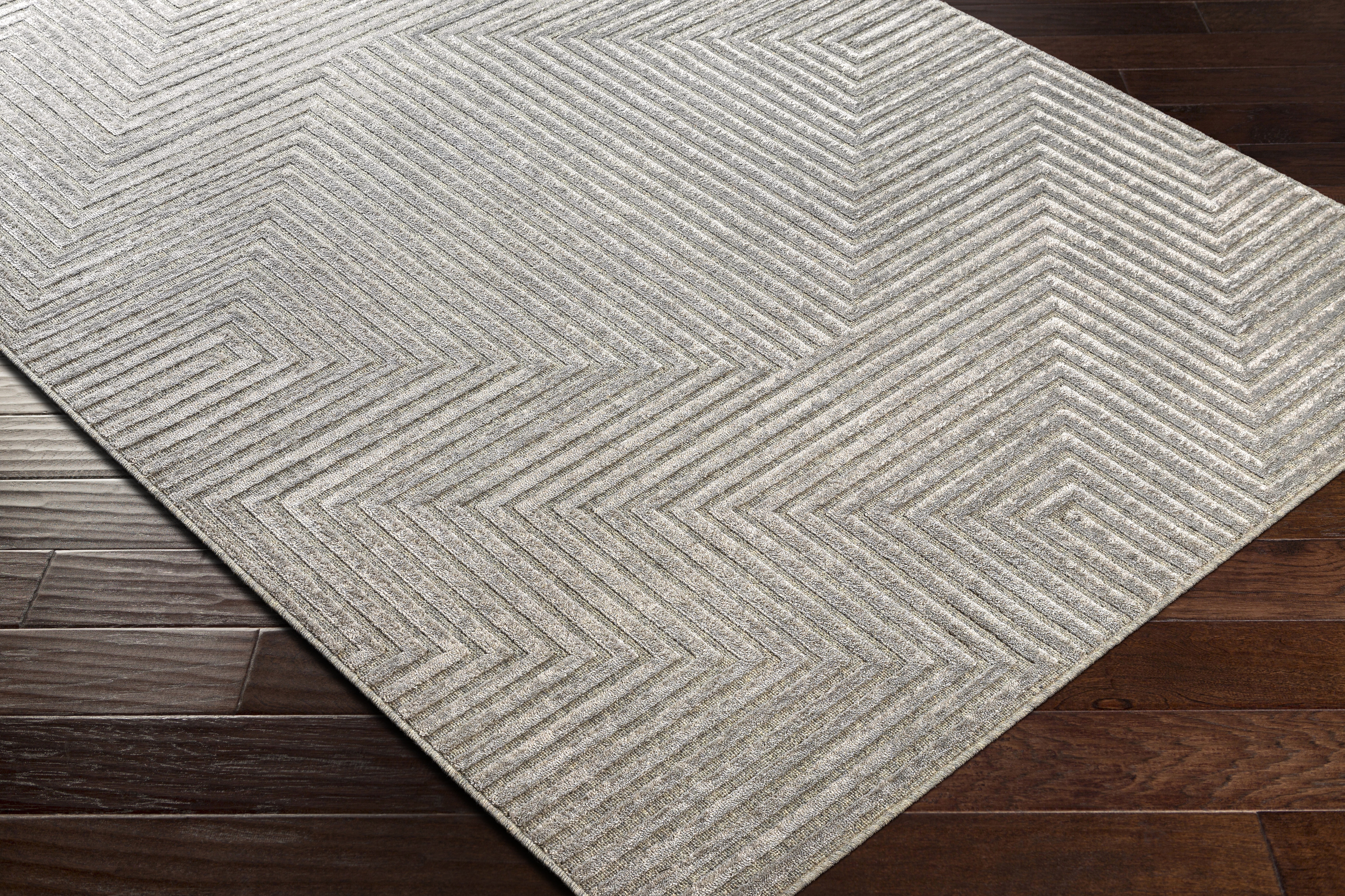 Kingston Gray Indoor 2' x 2'11" Machine Woven Rug - Image 6