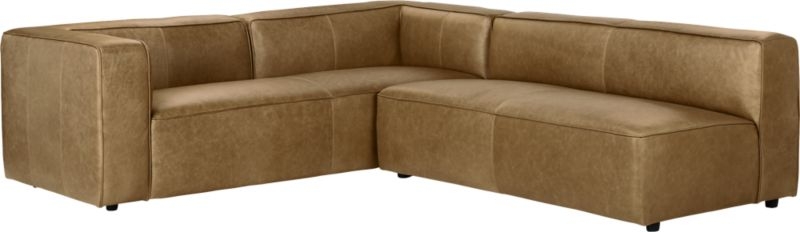 Lenyx 2-Piece Leather Sectional - Image 0